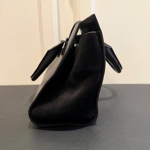 Jimmy Choo Riley Small Black Leather Suede Crossbody Purse COA incl. - Picture 13 of 16